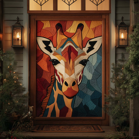 Giraffe Spirit Quilted Door Cover GFTOHD12366