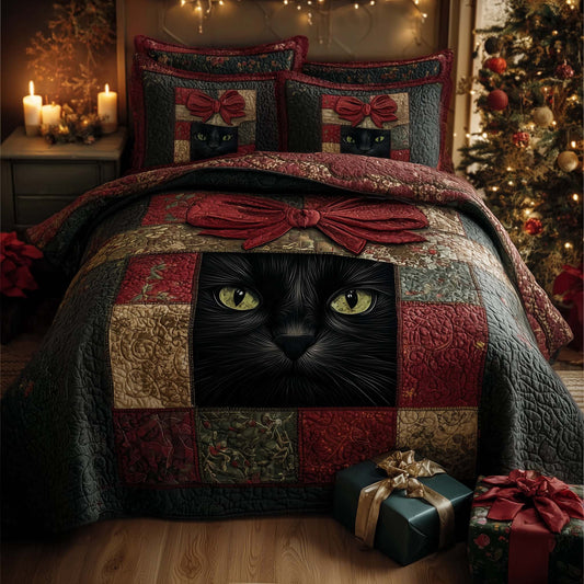 Christmas Cat Charm Duvet Cover Set GFTOHD12409