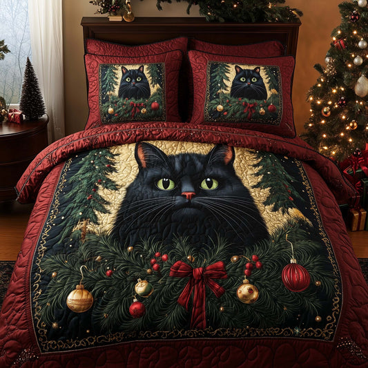 Christmas Cat Charm Duvet Cover Set GFTOHD12410