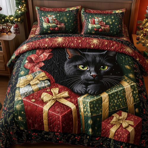 Christmas Cat Charm Duvet Cover Set GFTOHD12417