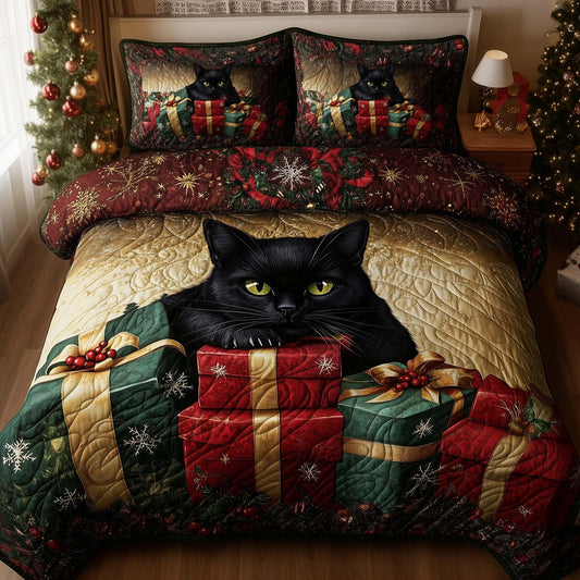 Christmas Cat Charm Duvet Cover Set GFTOHD12418