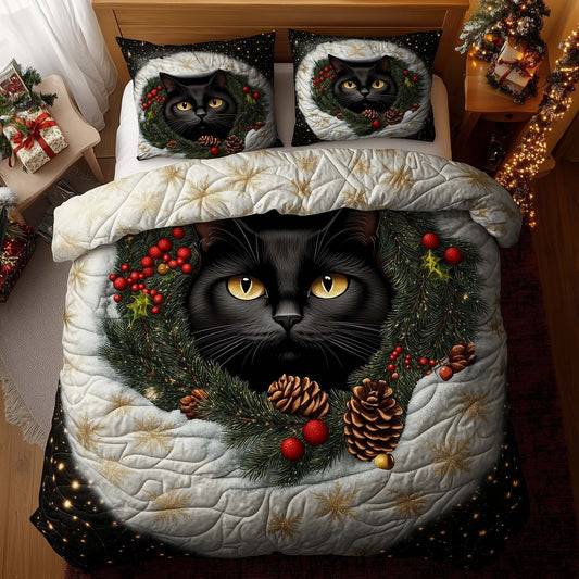Christmas Cat Charm Duvet Cover Set GFTOHD12419