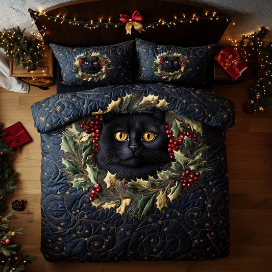 Christmas Cat Charm Duvet Cover Set GFTOHD12420