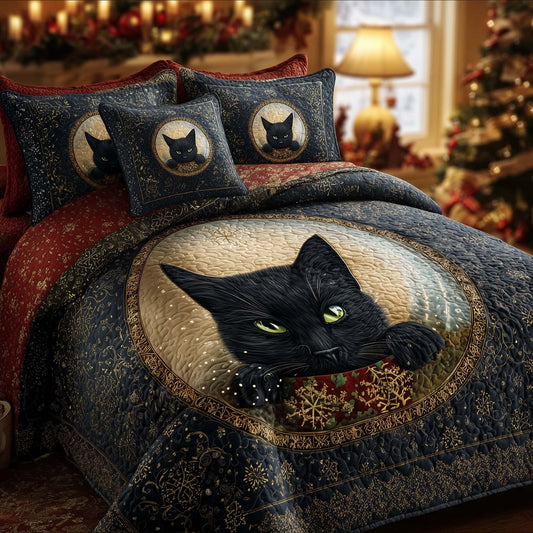 Christmas Cat Charm Duvet Cover Set GFTOHD12421