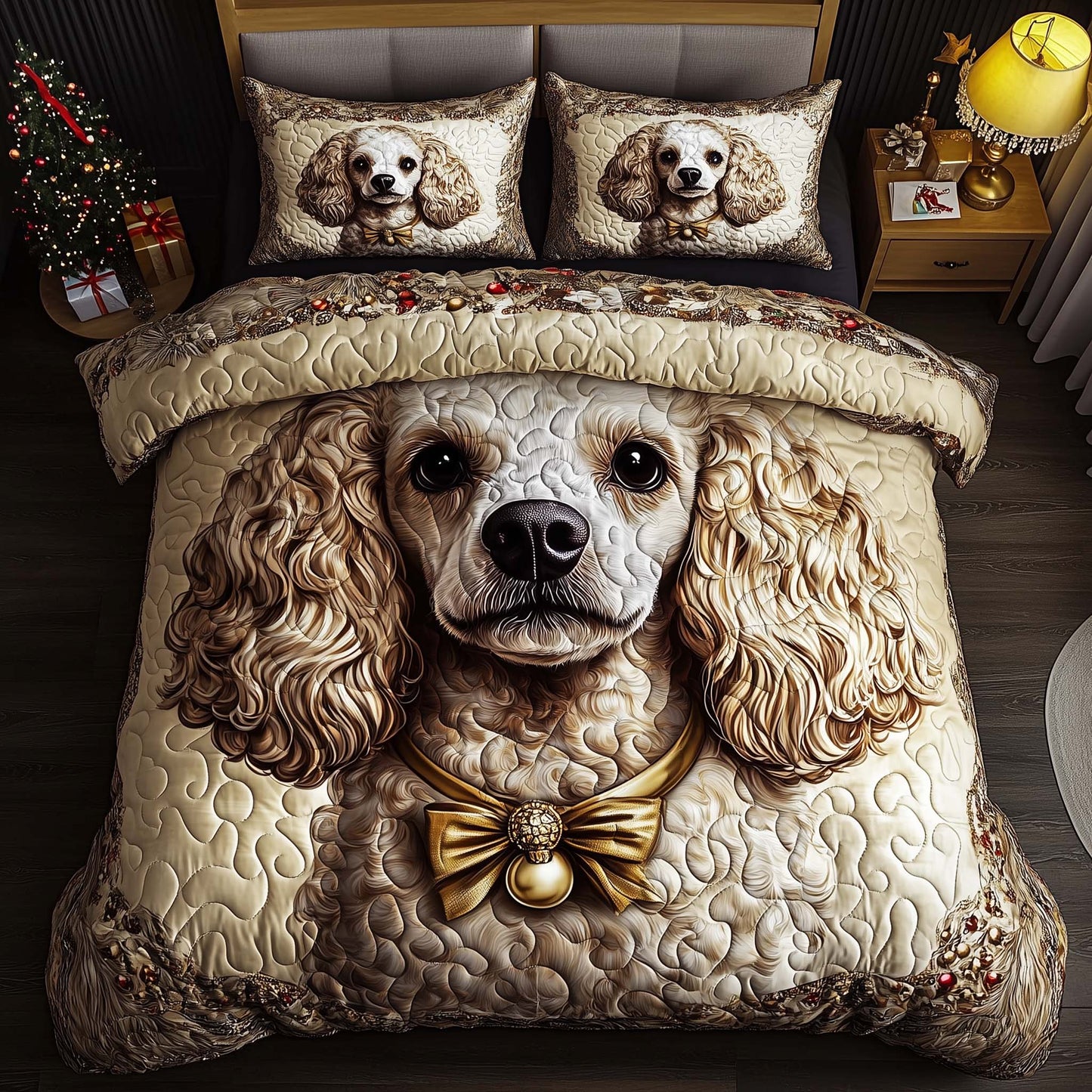 Poodle Charm Duvet Cover Set GFTOHD12433