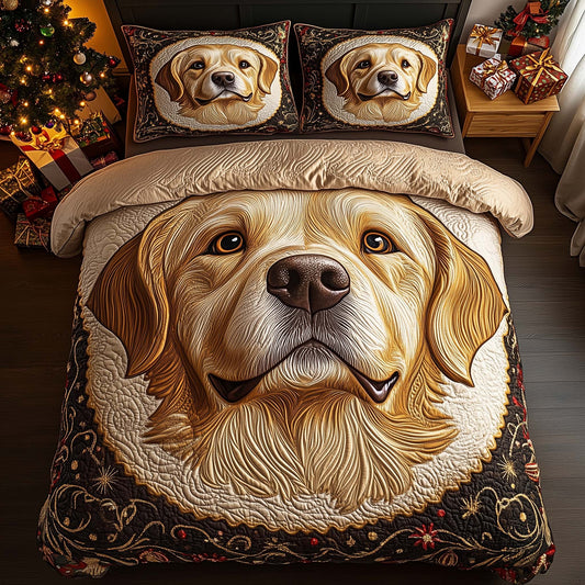 Golden Retriever Duvet Cover Set GFTOHD12435