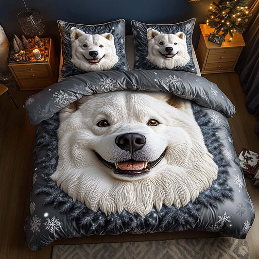 Arctic Samoyed Duvet Cover Set GFTOHD12436