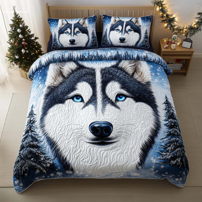Arctic Husky Duvet Cover Set GFTOHD12437