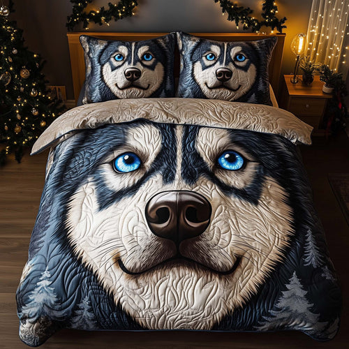 Arctic Husky Duvet Cover Set GFTOHD12438