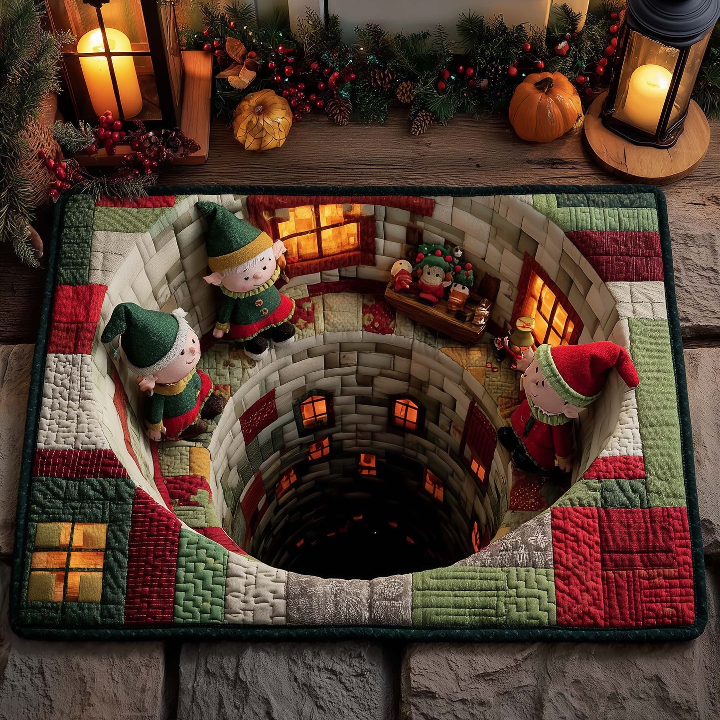 Elf Workshop Portal Doormat GFTOHD12461