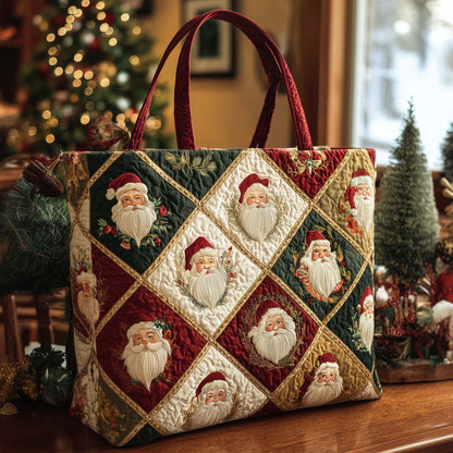 Christmas Patchwork Quilted Tote Bag GFTOHD12468