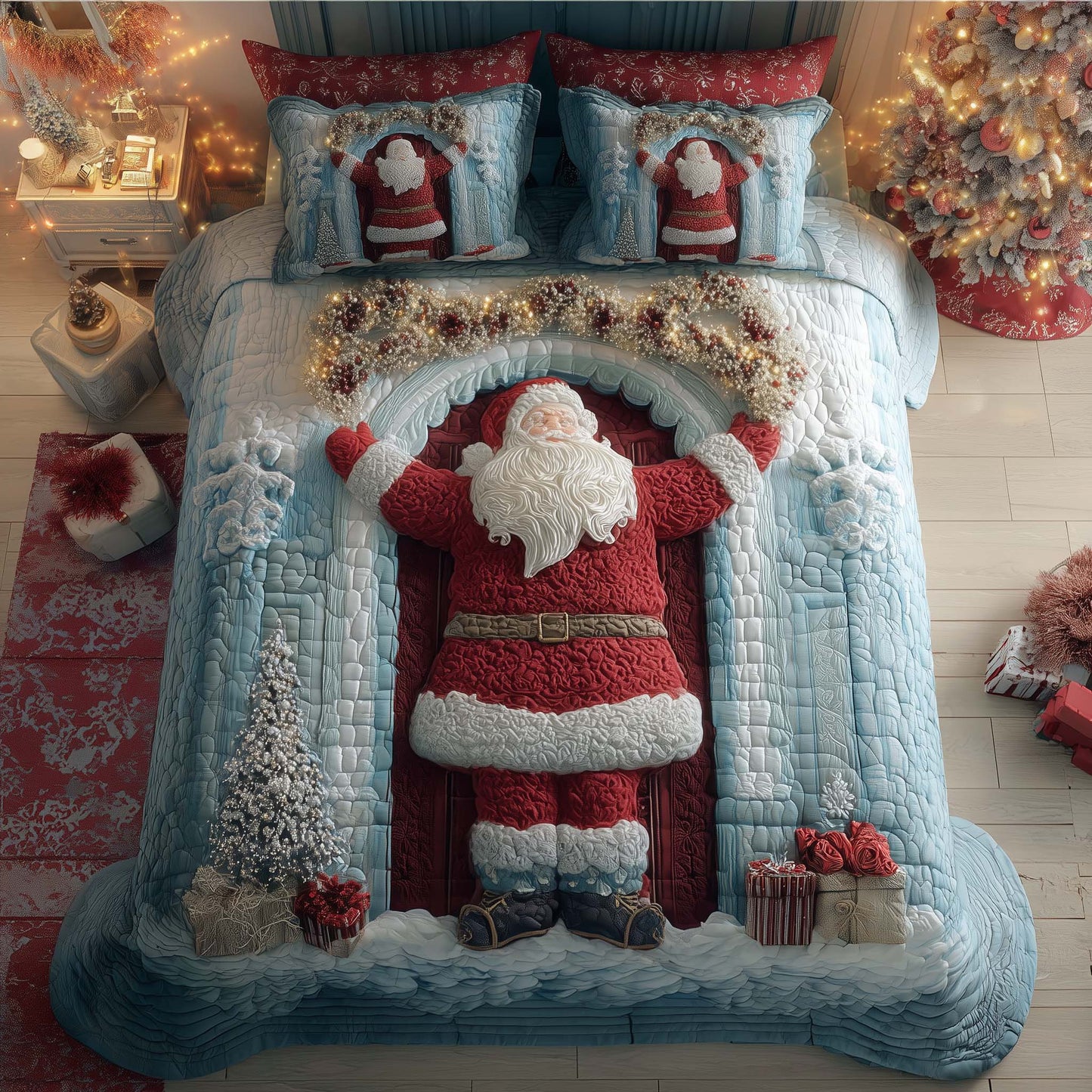Santa Delight Duvet Cover Set GFTOHD12485