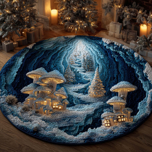 Mushroom Quilted Round Mat GFTOHD12568