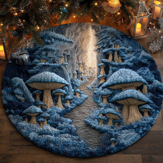 Mushroom Quilted Round Mat GFTOHD12569