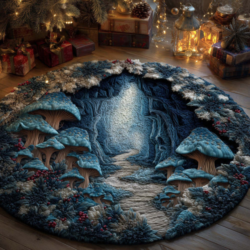 Mushroom Quilted Round Mat GFTOHD12573