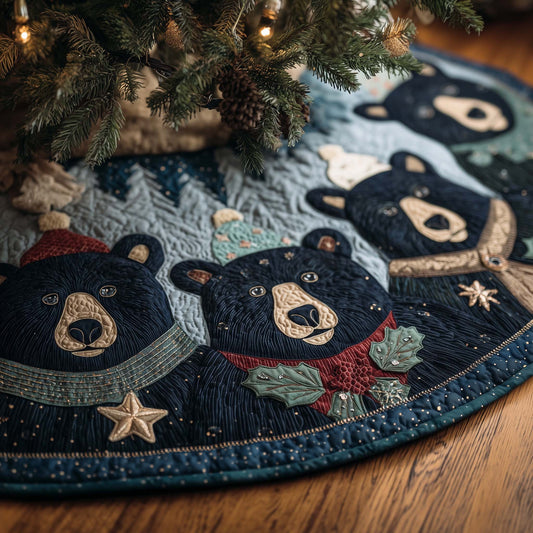 Bear Spirit Quilted Tree Skirt GFTOHD12611