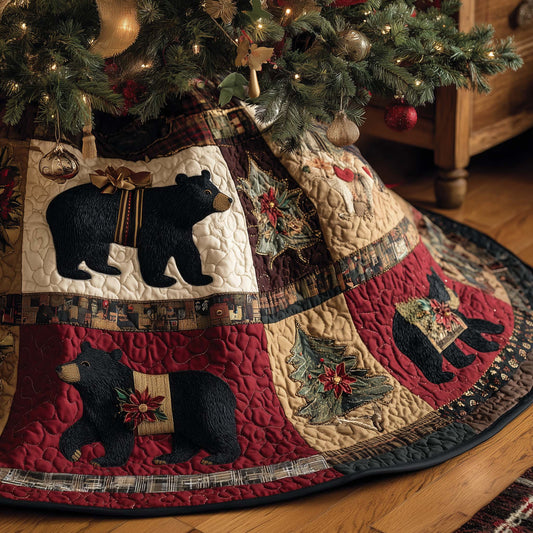 Bear Spirit Quilted Tree Skirt GFTOHD12613