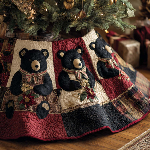 Bear Spirit Quilted Tree Skirt GFTOHD12615