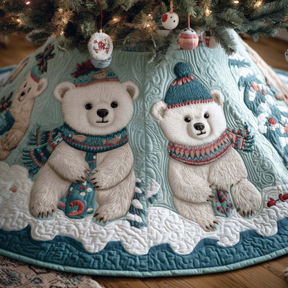 Bear Spirit Quilted Tree Skirt GFTOHD12616