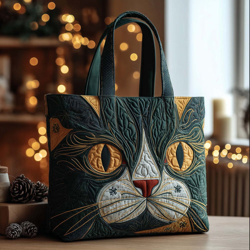 Catitude Charm Quilted Tote Bag GFTOHD12647