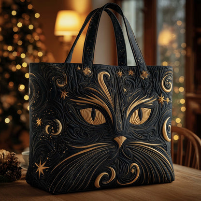 Catitude Charm Quilted Tote Bag GFTOHD12648