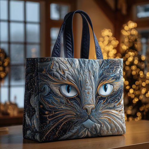 Catitude Charm Quilted Tote Bag GFTOHD12650