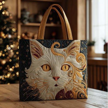 Catitude Charm Quilted Tote Bag GFTOHD12651