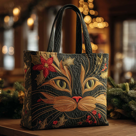 Catitude Charm Quilted Tote Bag GFTOHD12654