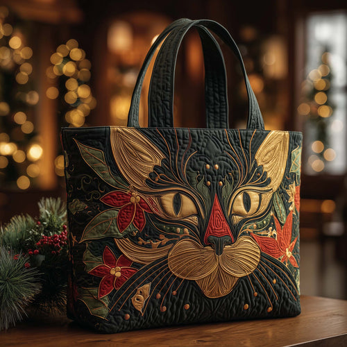 Catitude Charm Quilted Tote Bag GFTOHD12655