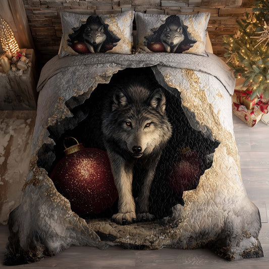 Winter Wild Wolf Duvet Cover Set GFTOHD12698