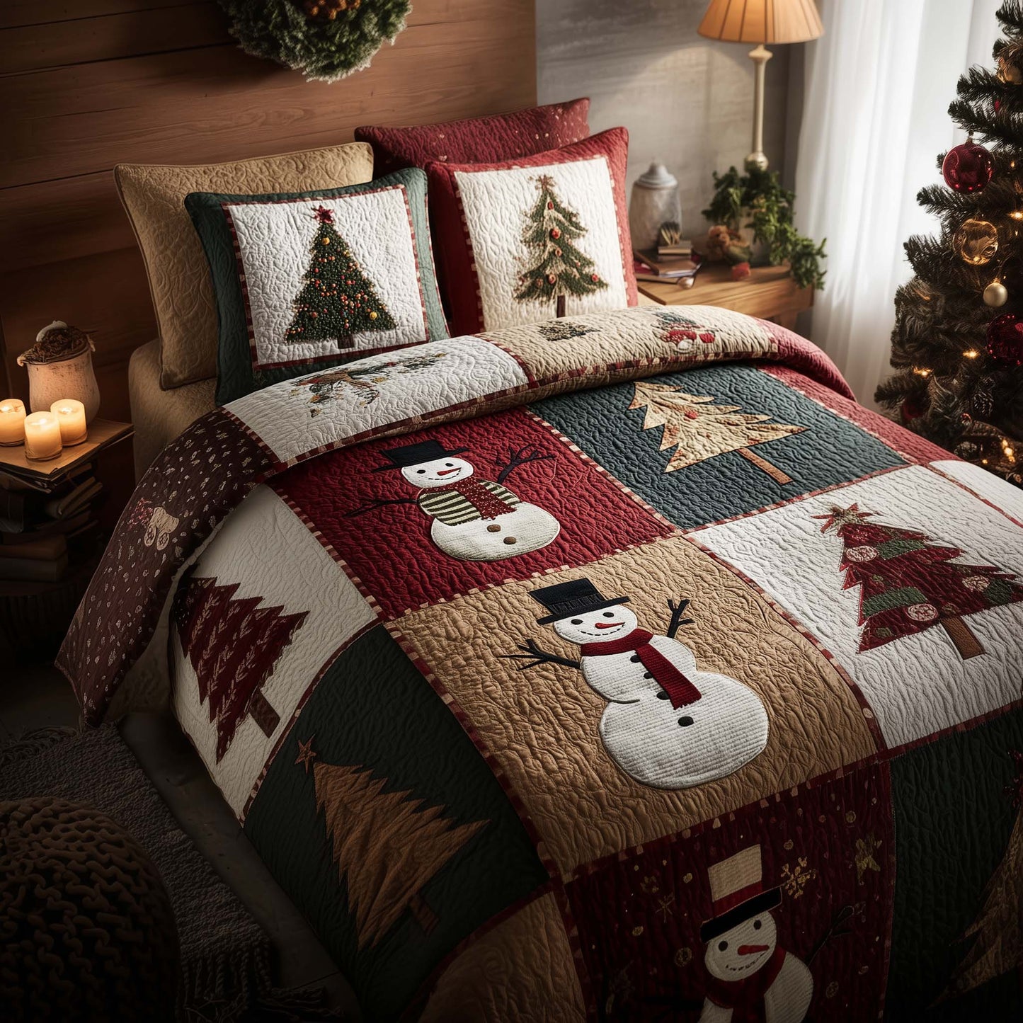 Holiday Snowman Delight Duvet Cover Set GFTOHD12700