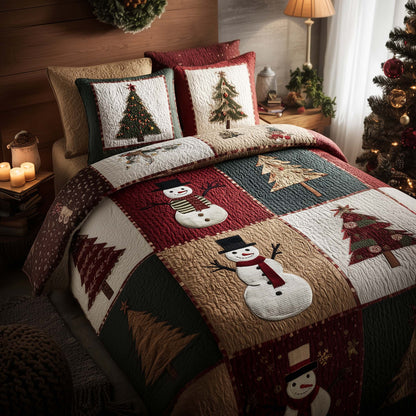 Holiday Snowman Delight Duvet Cover Set GFTOHD12700