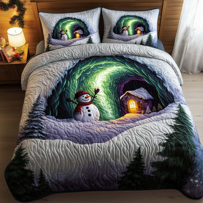 Holiday Snowman Delight Duvet Cover Set GFTOHD12706