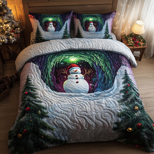 Holiday Snowman Delight Duvet Cover Set GFTOHD12707