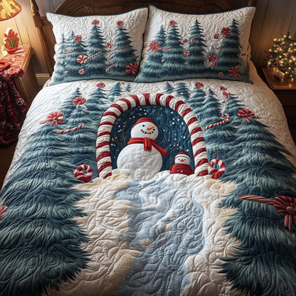 Holiday Snowman Delight Duvet Cover Set GFTOHD12709