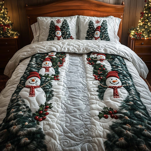 Holiday Snowman Delight Duvet Cover Set GFTOHD12710