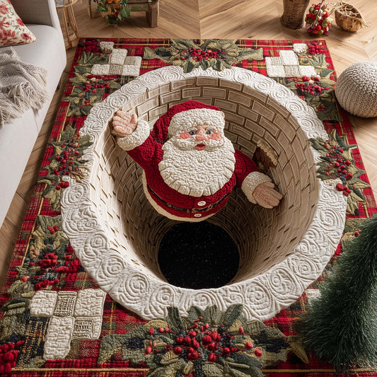 Christmas Santa Delight Area Rug GFTOHD12794
