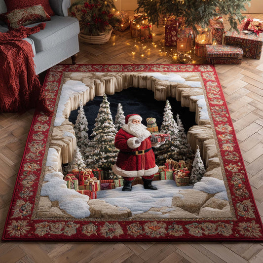 Christmas Santa Delight Area Rug GFTOHD12795