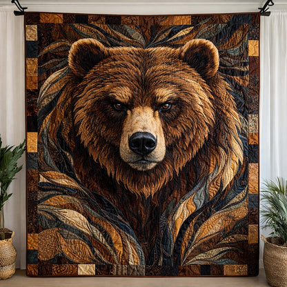 Majestic Bear Quilted Blanket GFTOHD12994