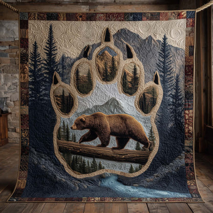 Majestic Bear Quilted Blanket GFTOHD13003