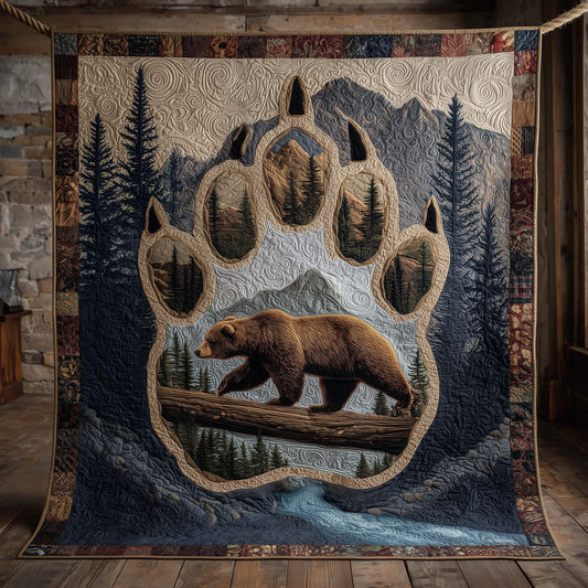 Majestic Bear Quilted Blanket GFTOHD13003