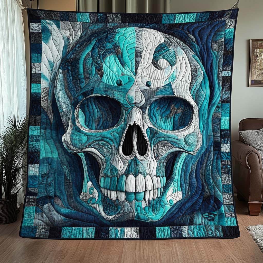 Mystique Skull Quilted Blanket GFTOHD13006