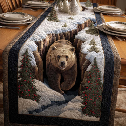 Majestic Bear Quilted Table Runner GFTOHD13052