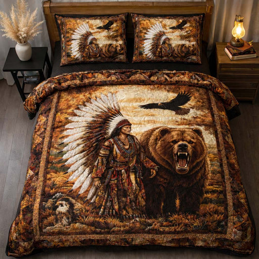Native Bear Spirit Duvet Cover Set GFTOHD13104