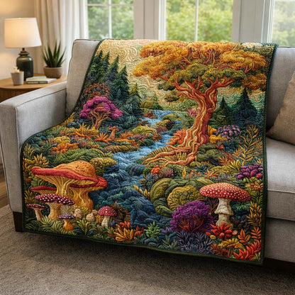 Woodland Embrace Quilted Blanket GFTOHD13107