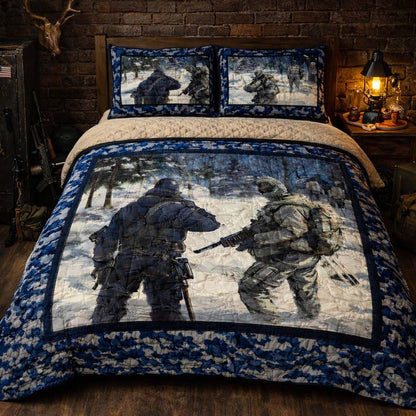 Winter Combat Brotherhood Duvet Cover Set GFTOHD13119