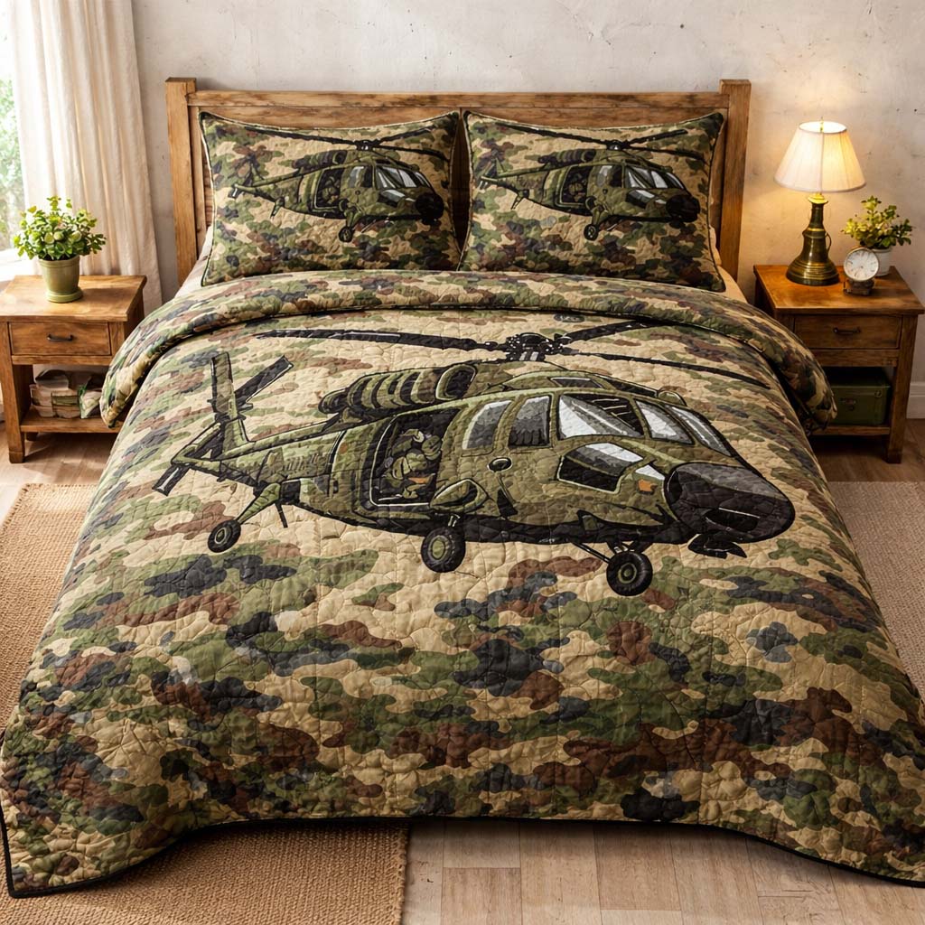 Black Hawk Ops Duvet Cover Set GFTOHD13123