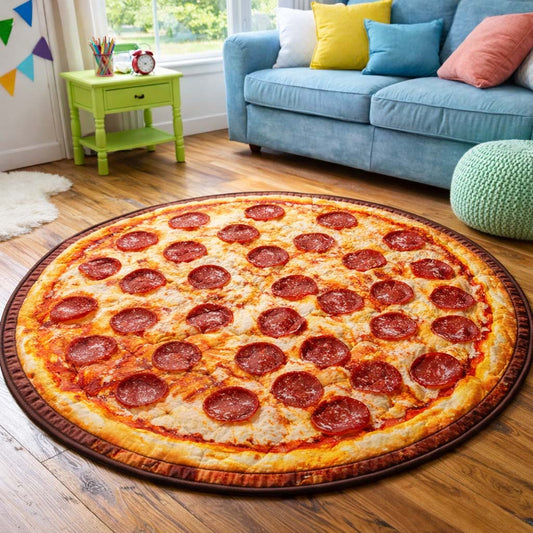 Pepperoni Party Quilted Round Mat GFTOHD13126