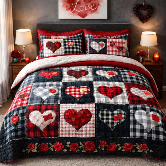 Patchwork Love Duvet Cover Set GFTOHD13293