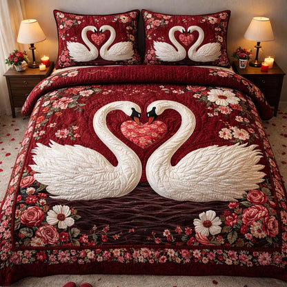 Swan Devotion Duvet Cover Set GFTOHD13304